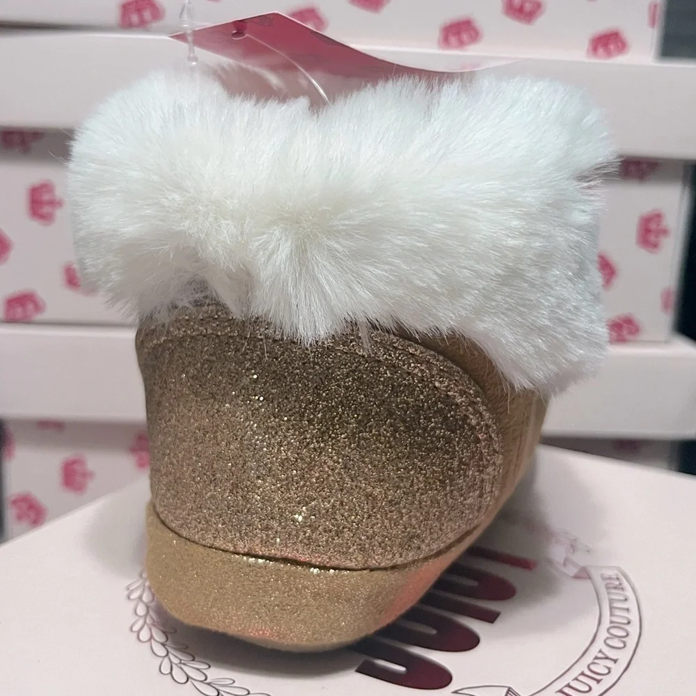 🔥🔥ON SALE ‼️ NWT Juicy By Juicy Couture Tulare Girls Bootie Slippers